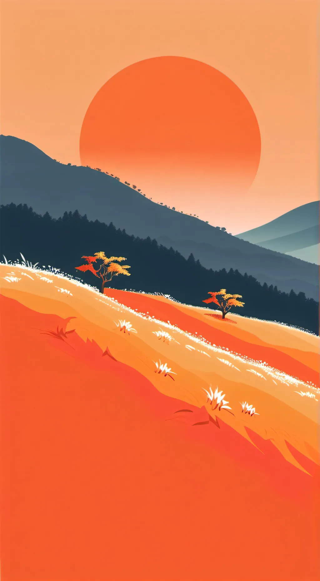 ai character: Grass background