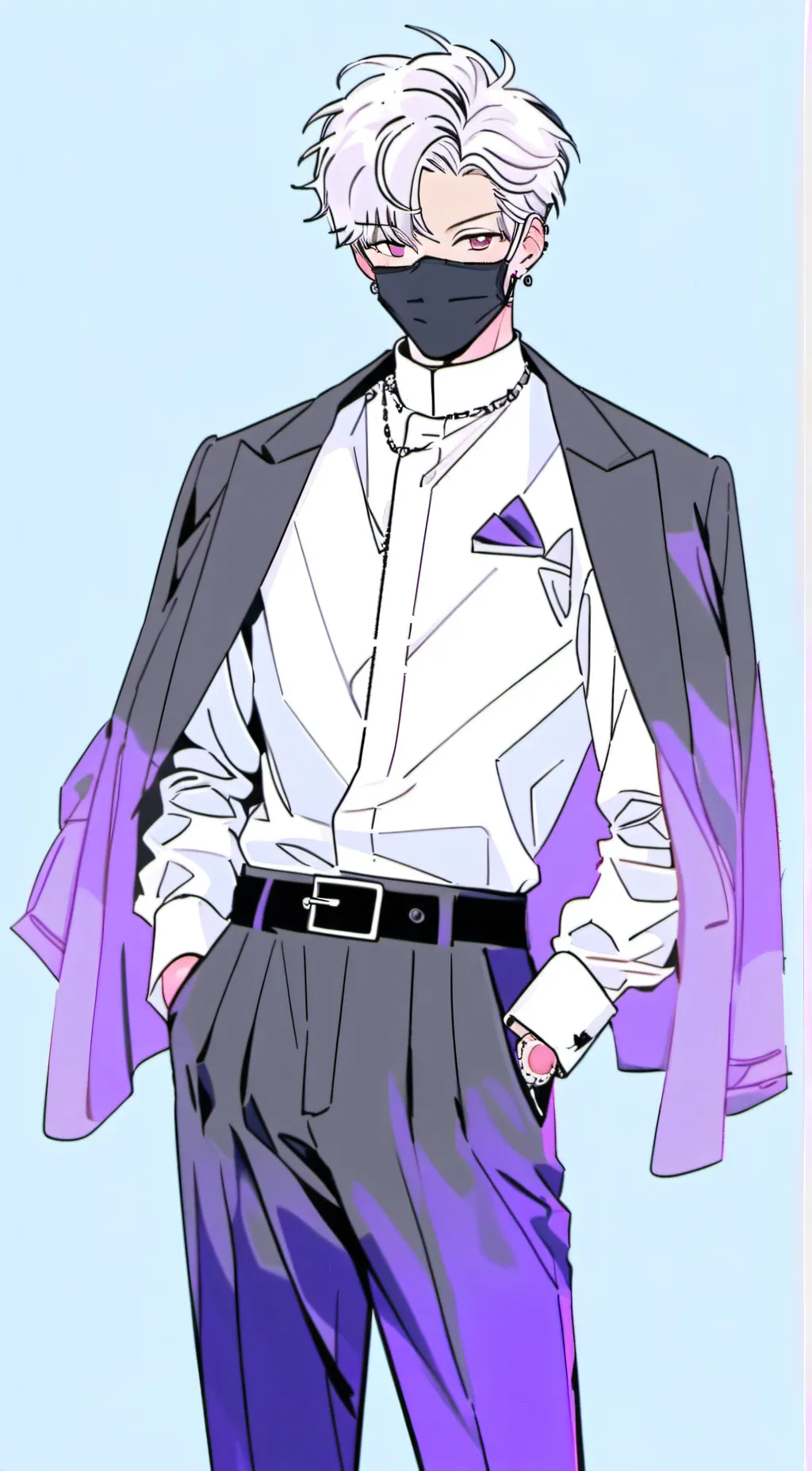 ai character: Gojo🫰😙 background