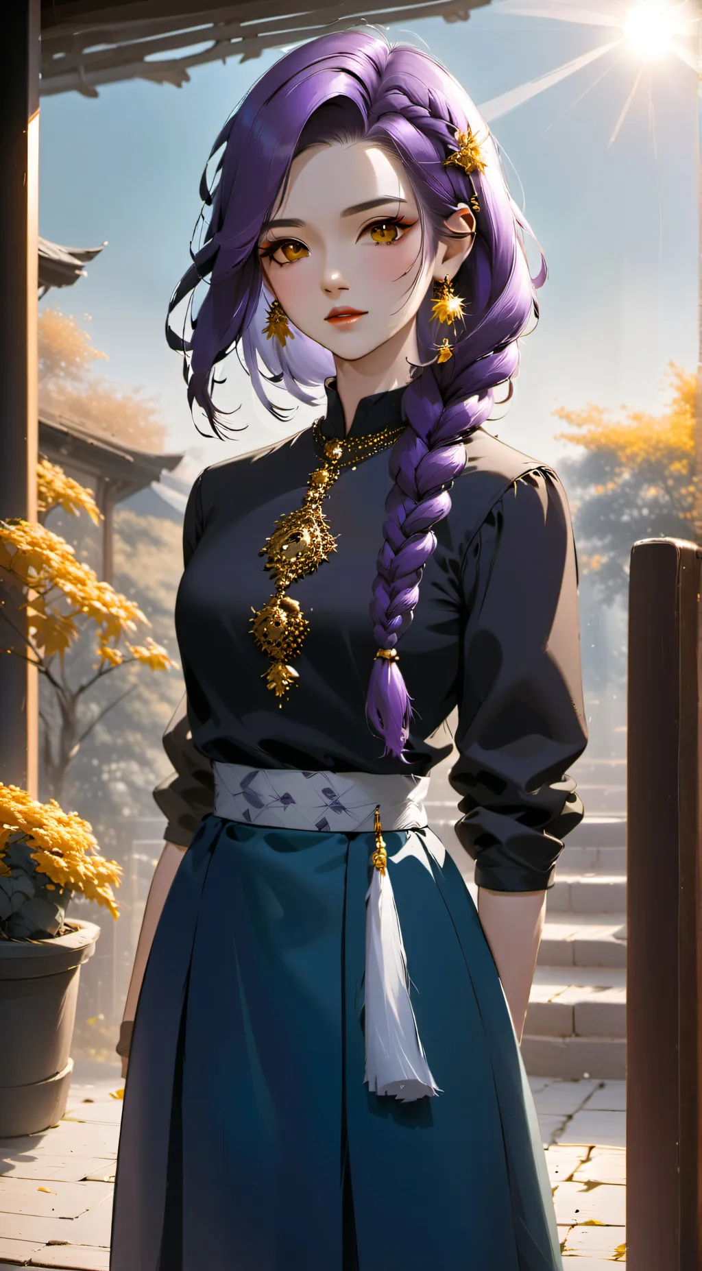 ai character: Saline  background