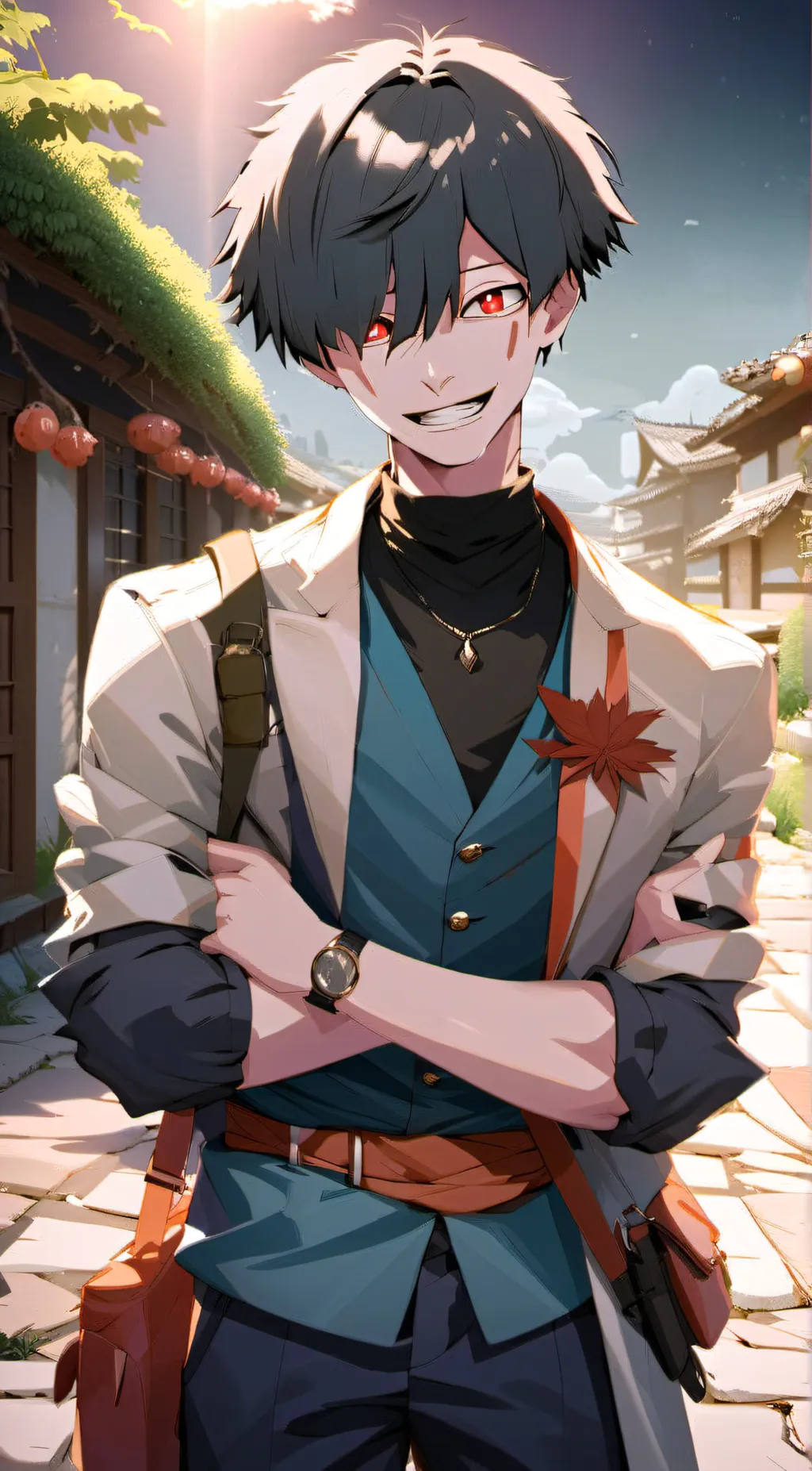 ai character: roman background