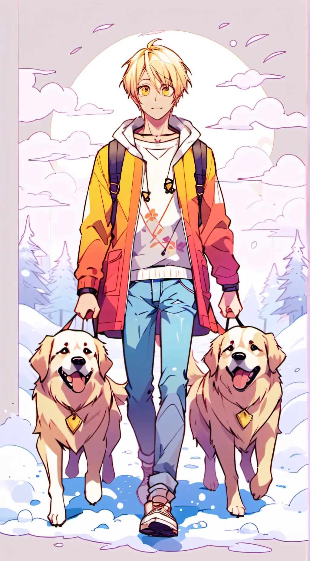 ai character: Leon carrisiti background