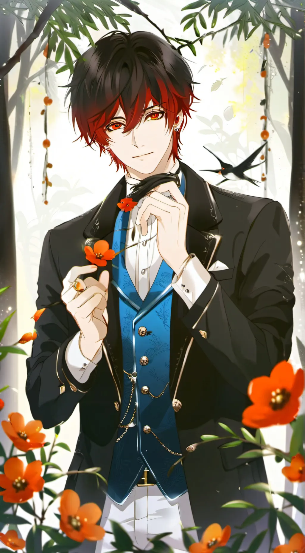 ai character: Leo (Cop) background