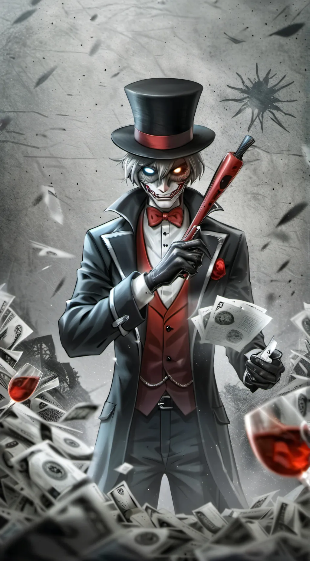 ai character: Hazbin hotel background