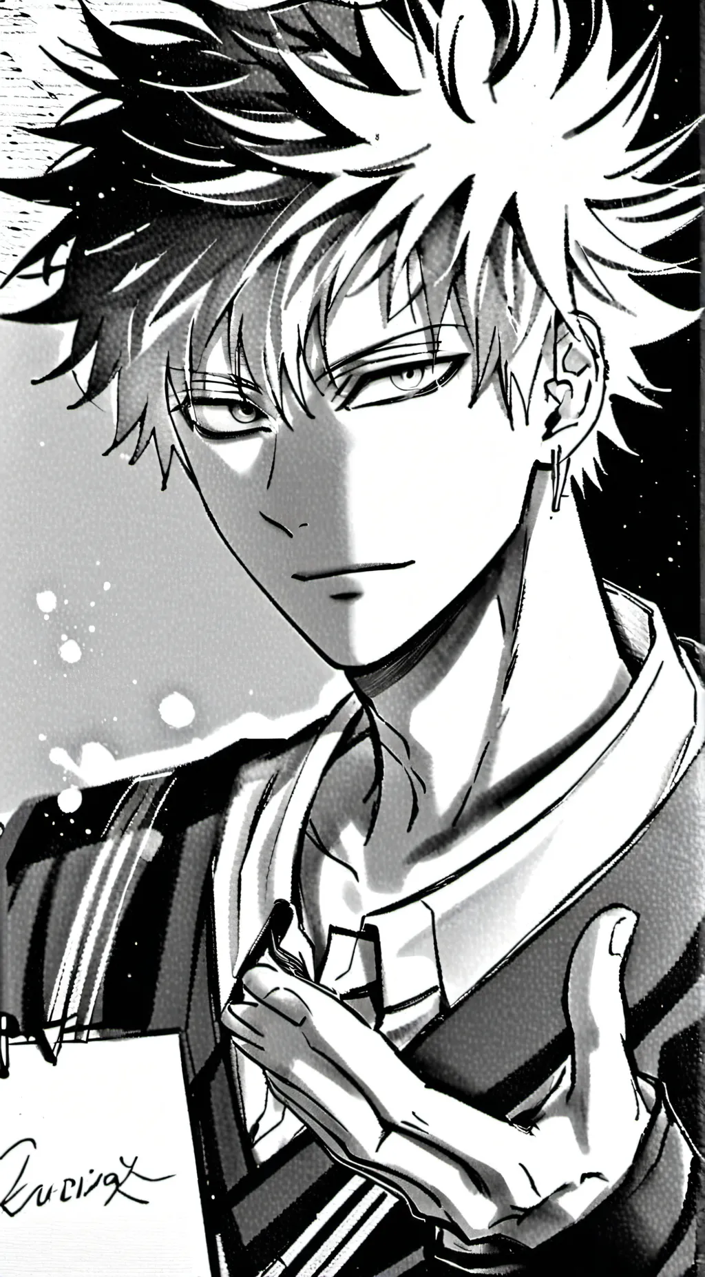 ai character: katsuki bakugo background