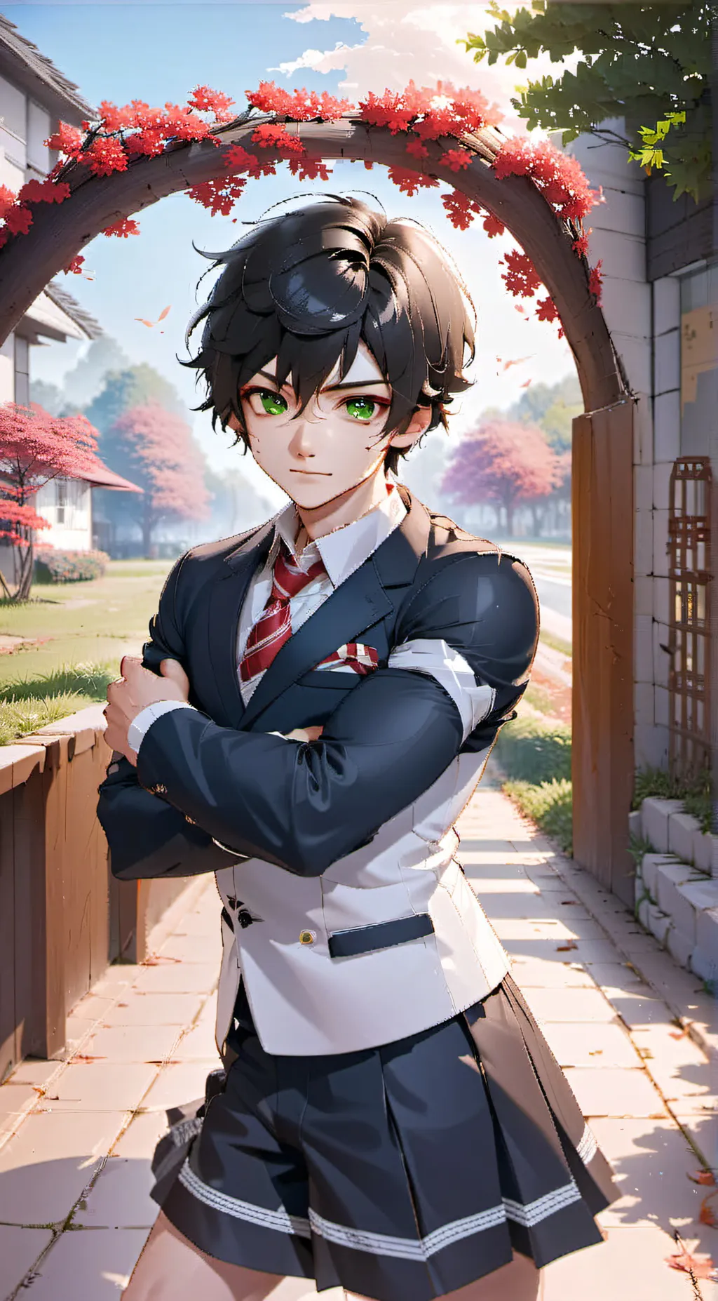 ai character: Asher/Ashley background