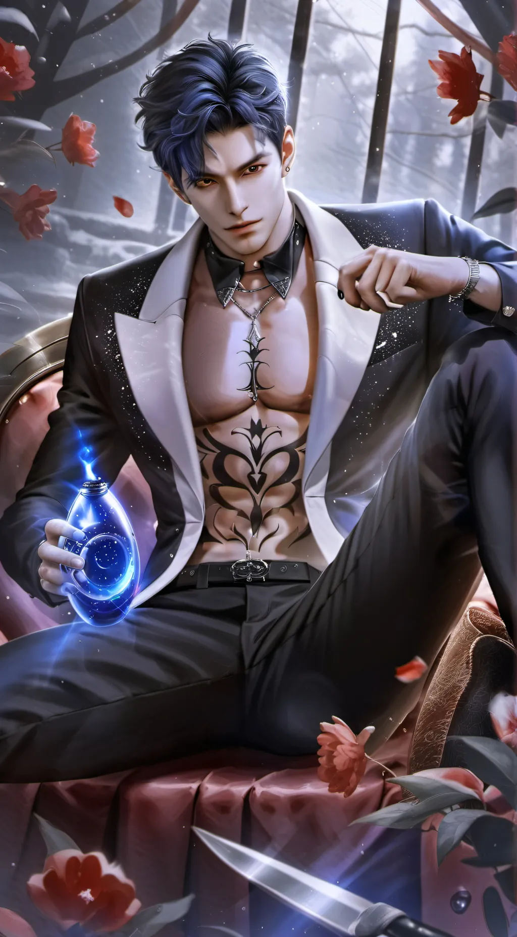 ai character: Rago background