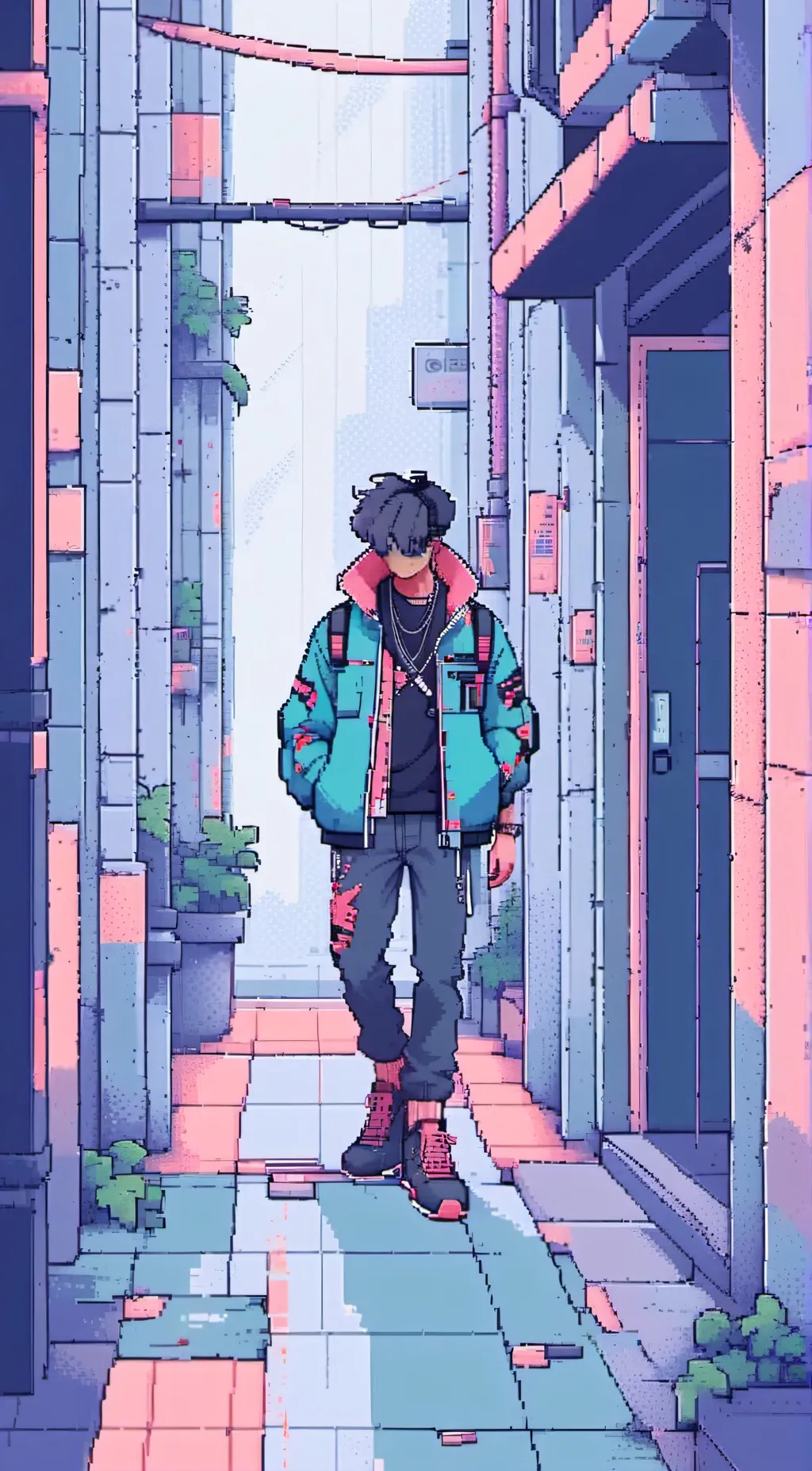 ai character: K Wok background