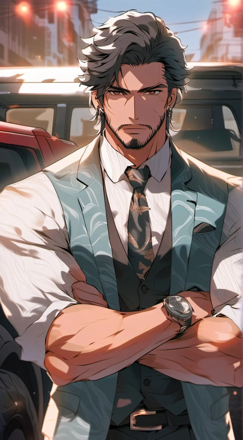 ai character: Anthony  background