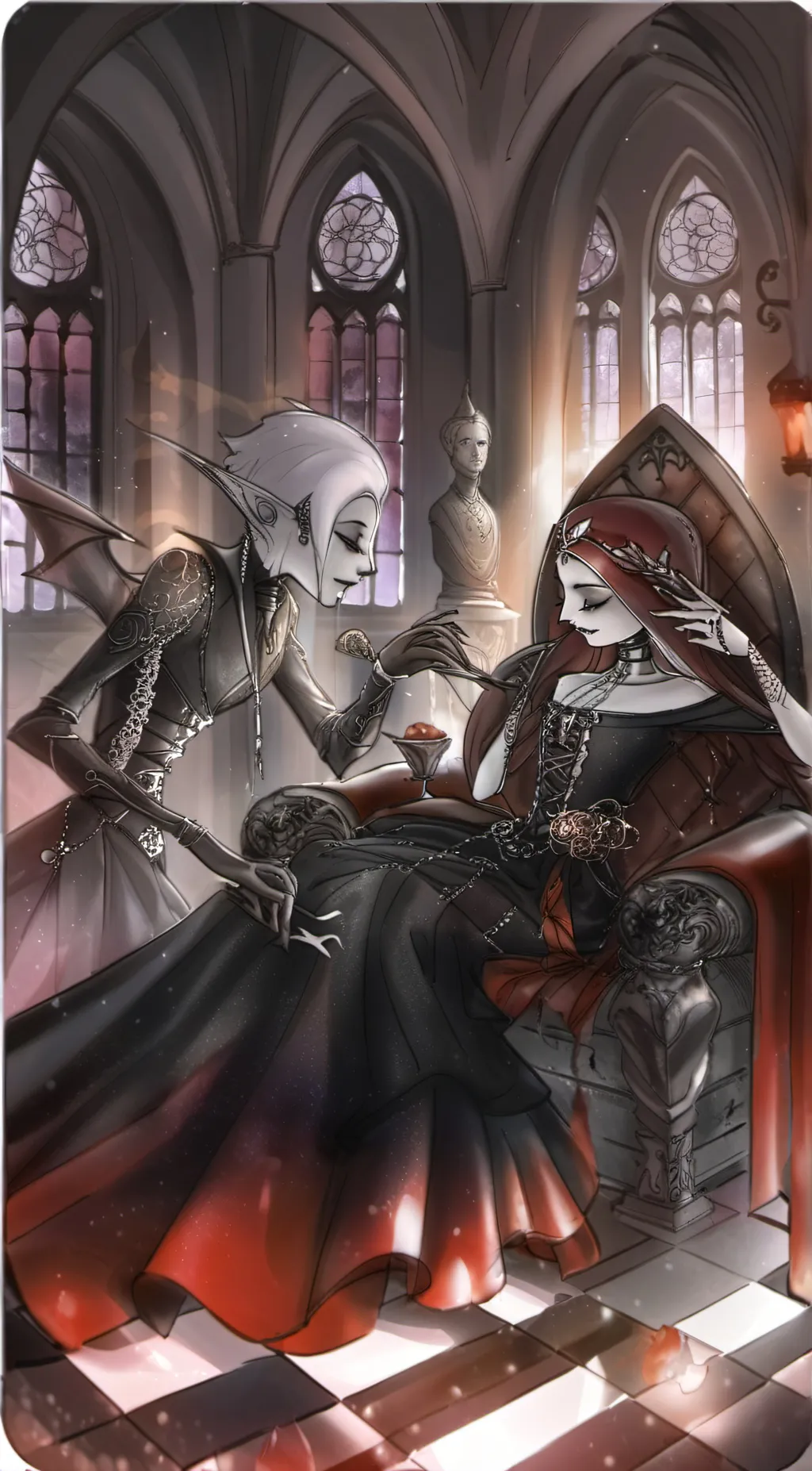 ai character: Sally x jack background