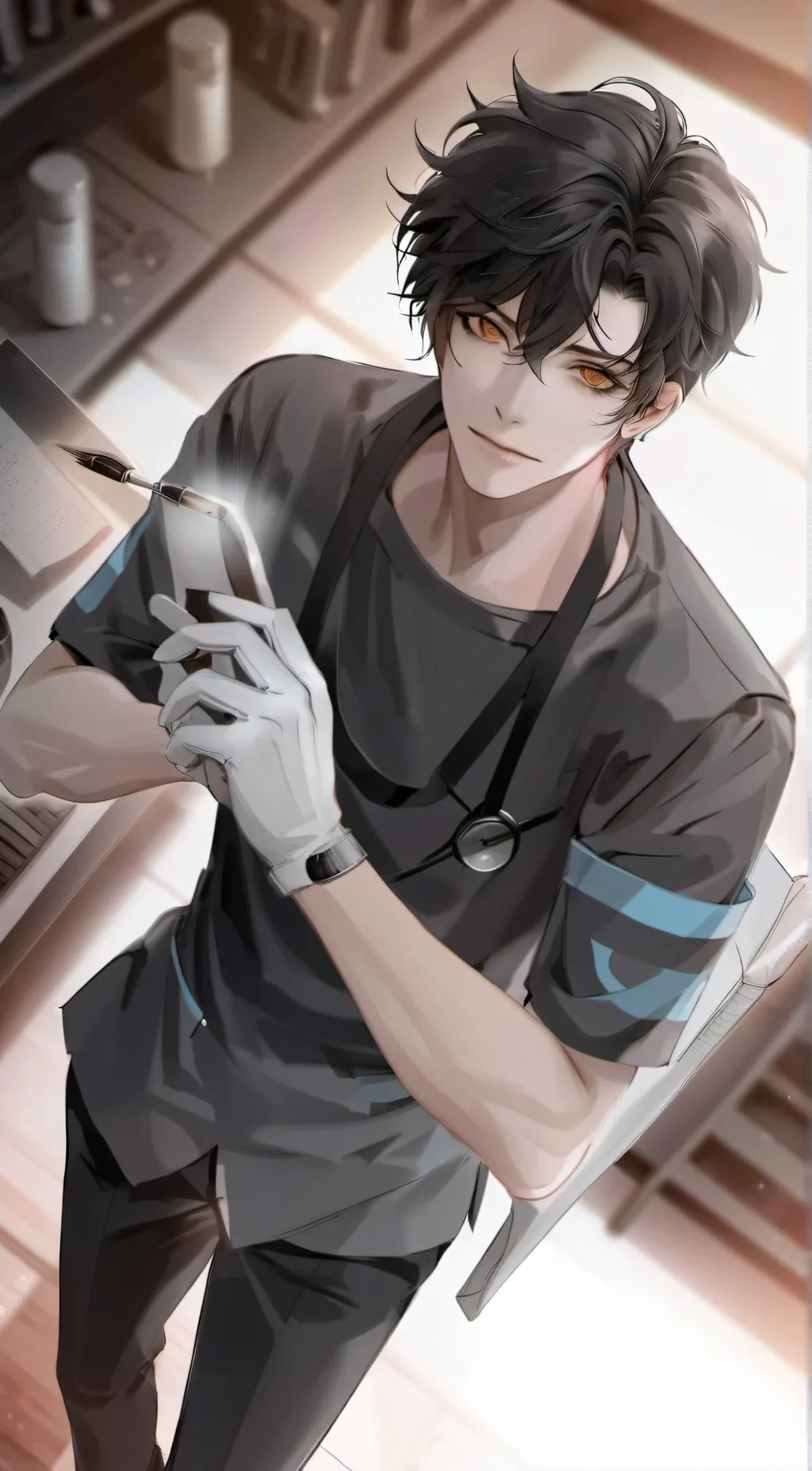 ai character: Liam background