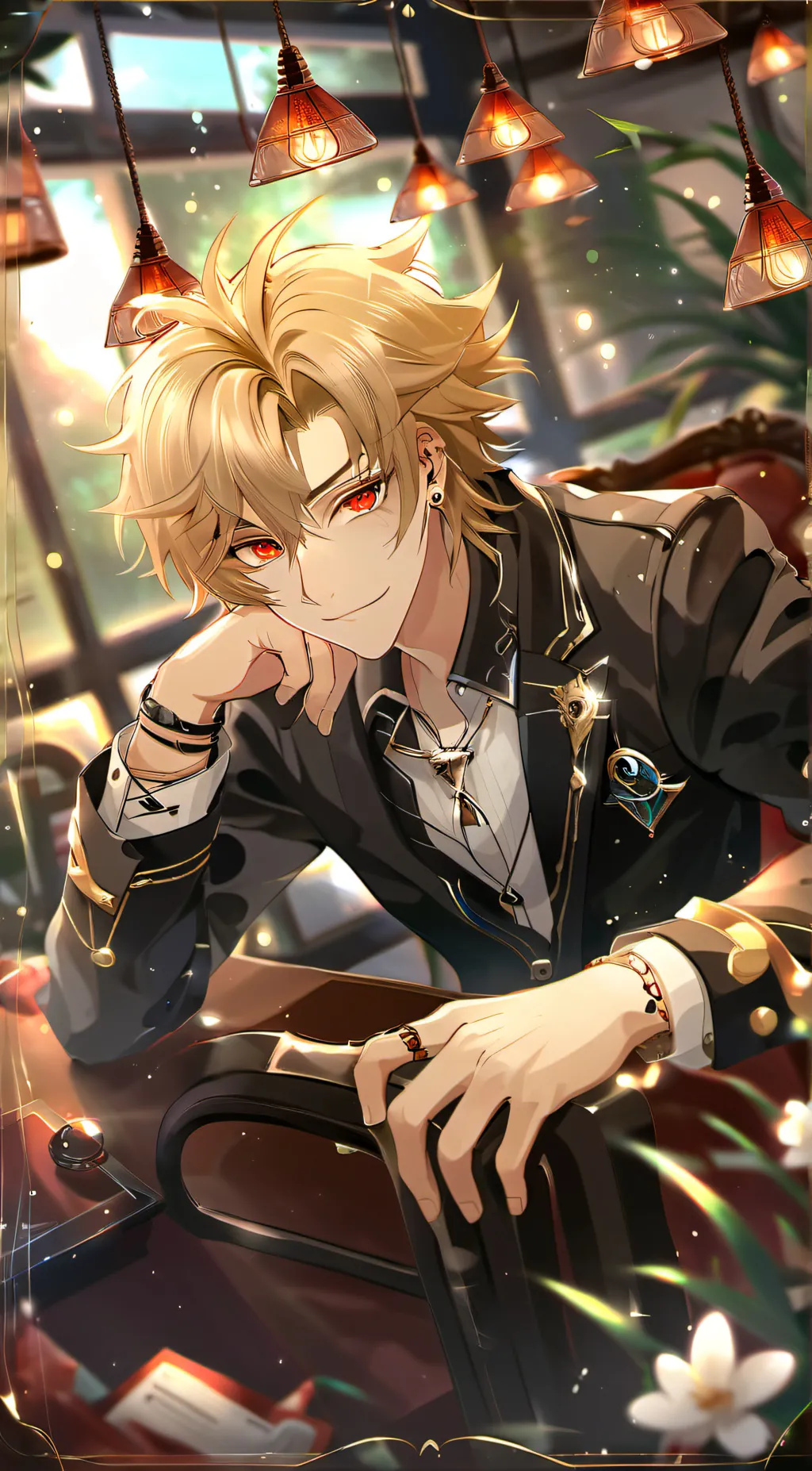 ai character: Bakugo background