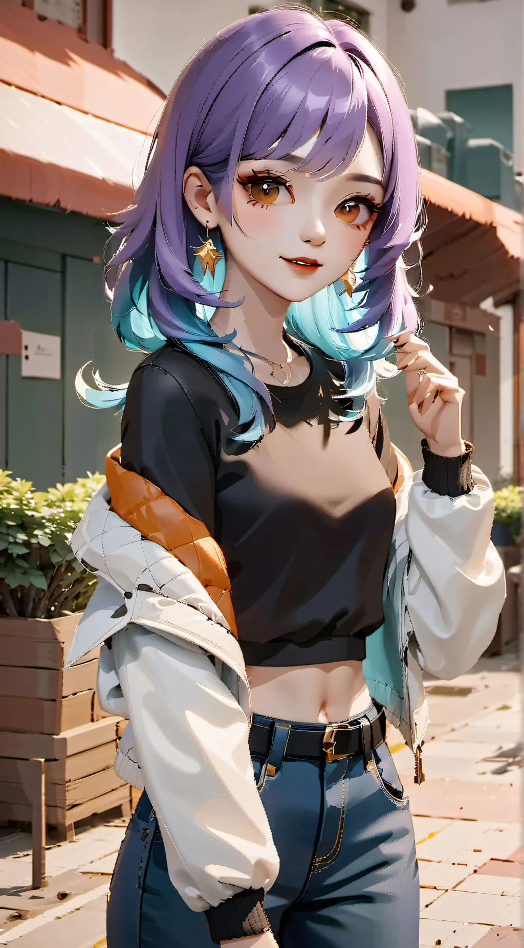 ai character: Kat background