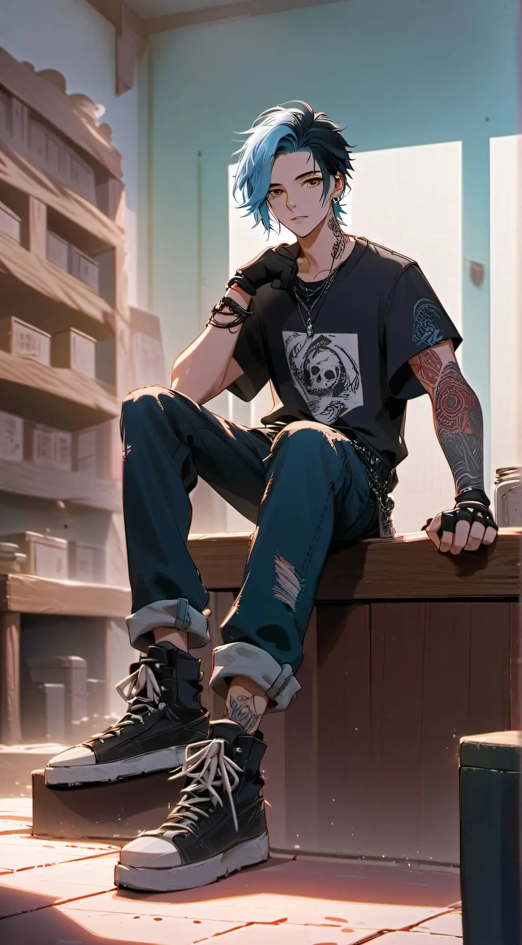 ai character: Lucas background