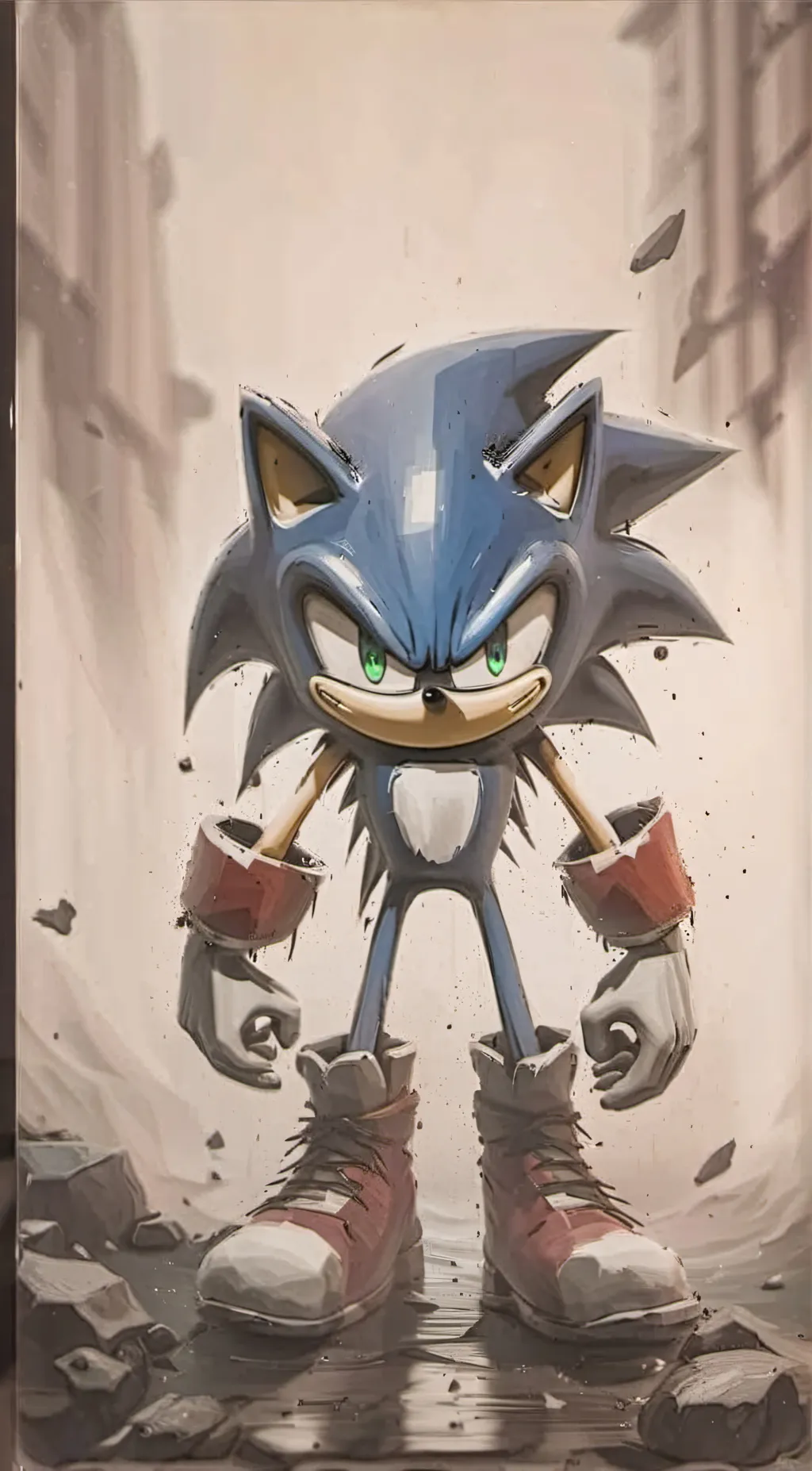 ai character: sonic exe background