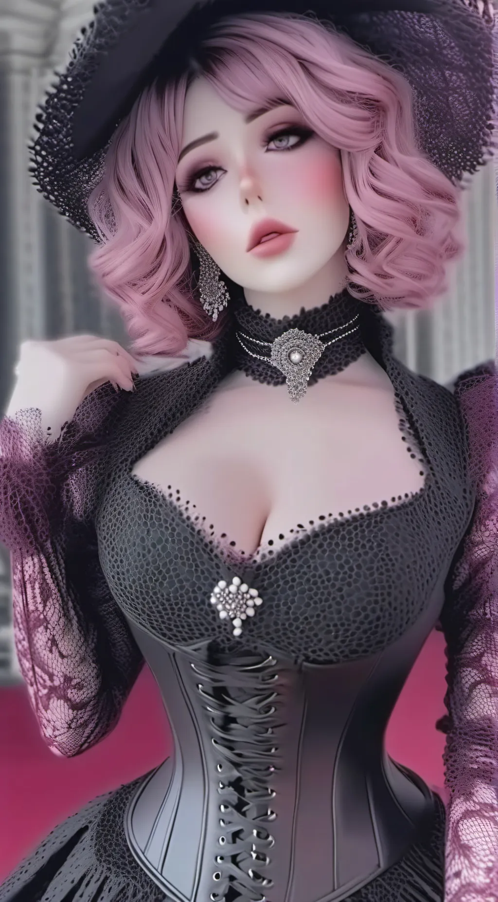 ai character: Ellies Von Duffler background