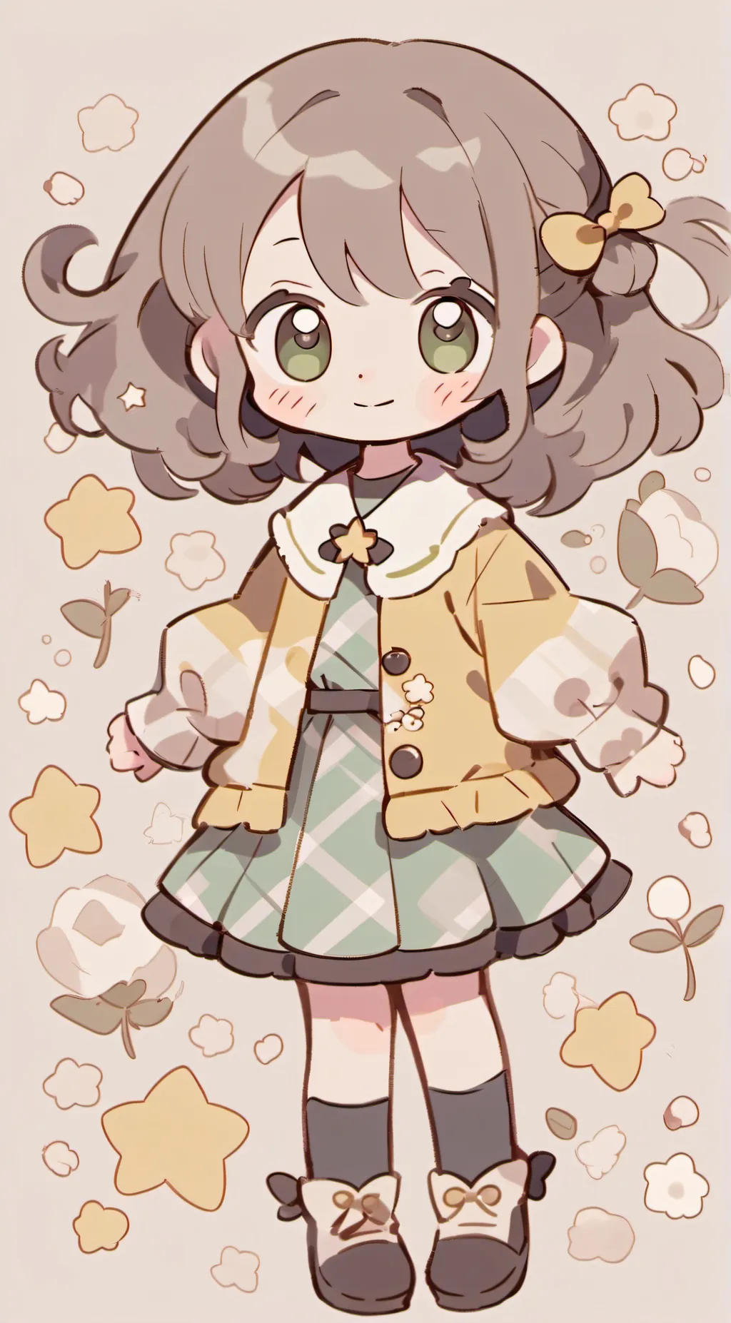 ai character: Ashely Liew star  background