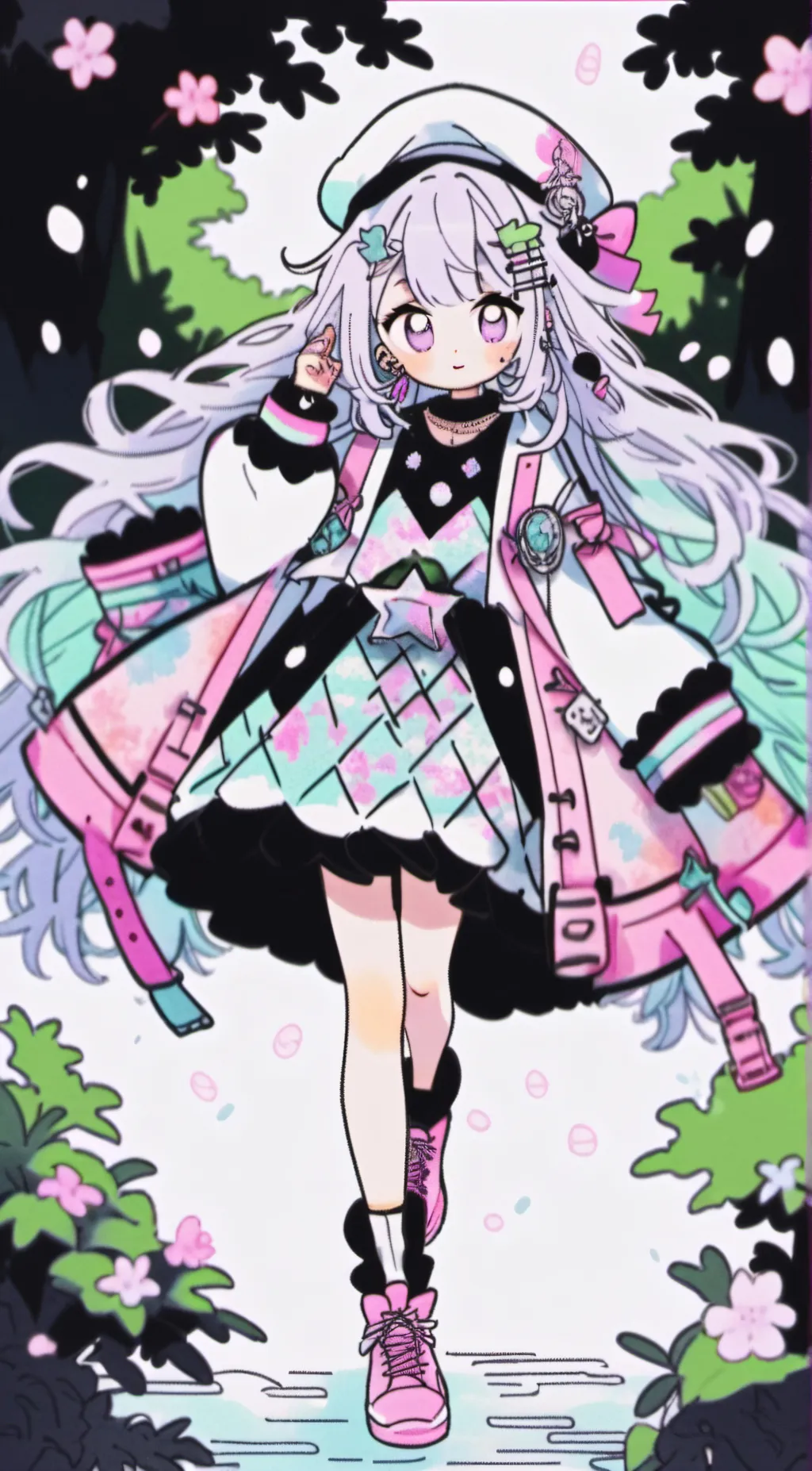 ai character: shy background