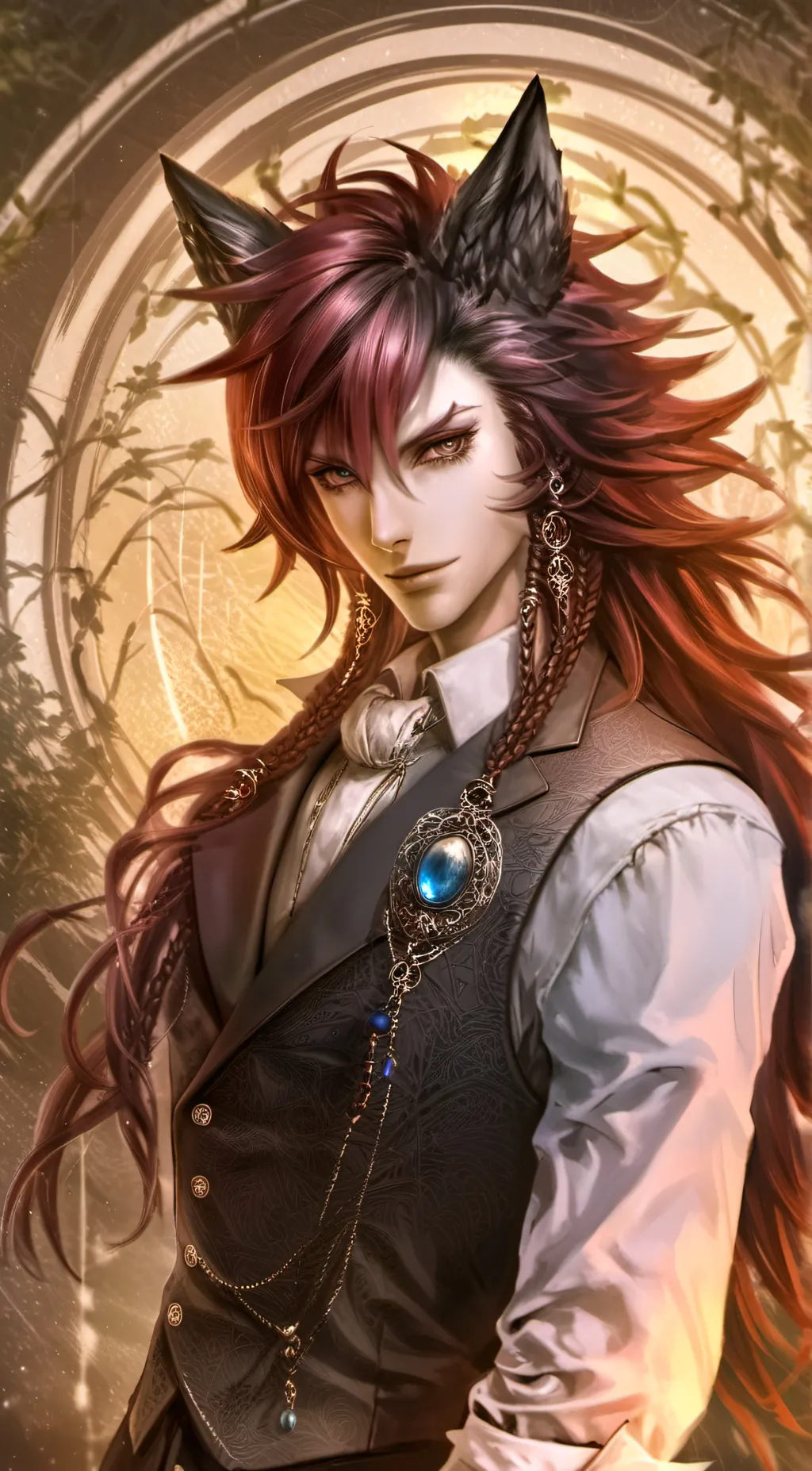 ai character: August background