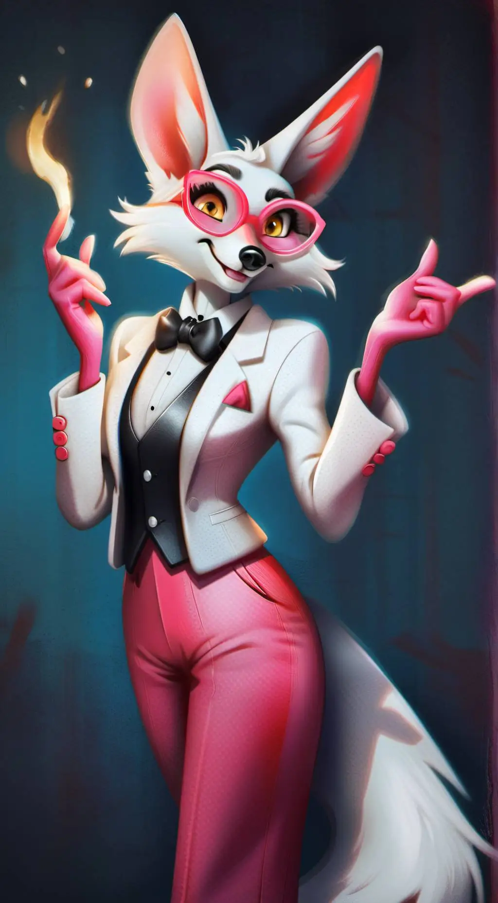ai character: mangle background