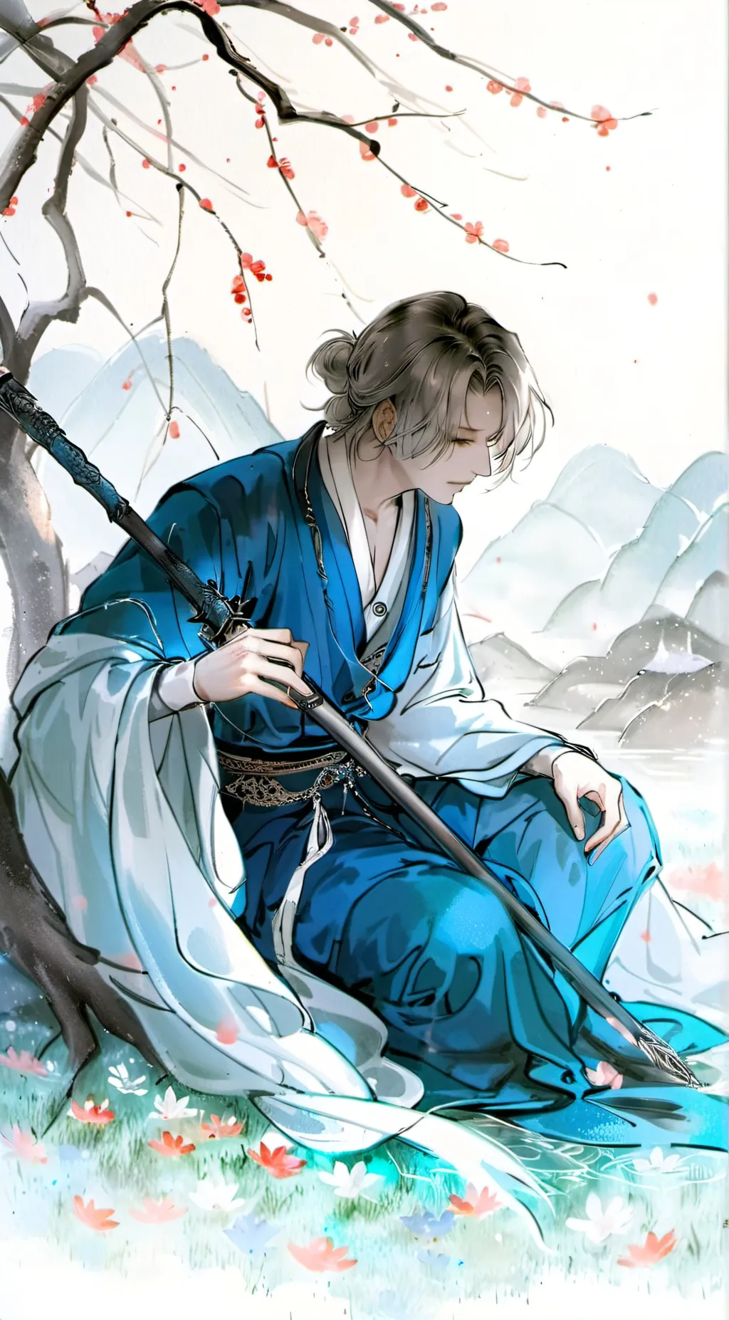 ai character: axe background