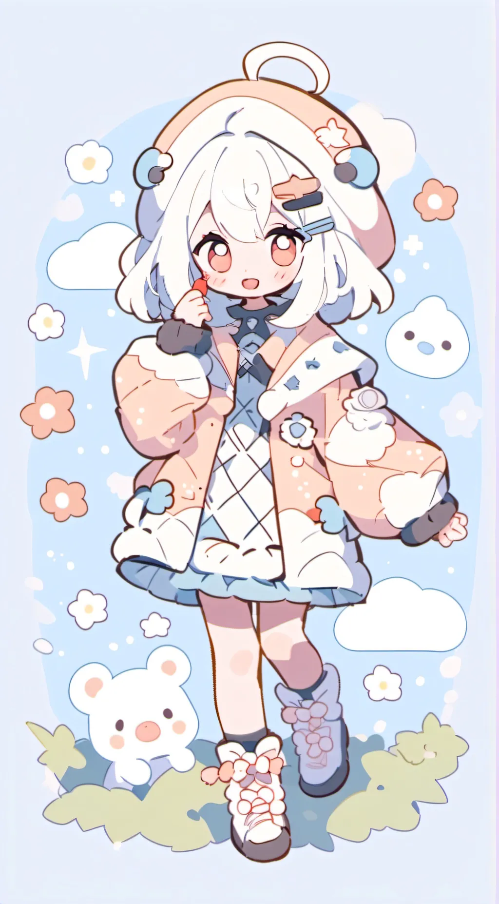 ai character: noon background