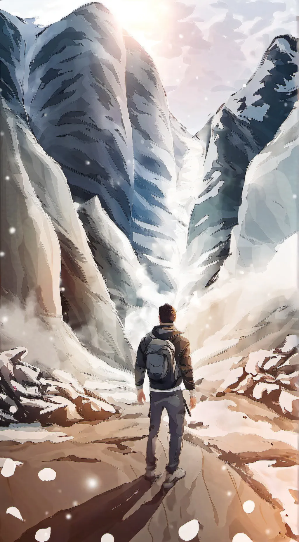 ai character: Aph hike background