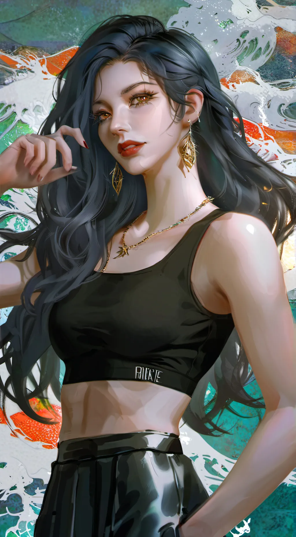 ai character: Ariana background