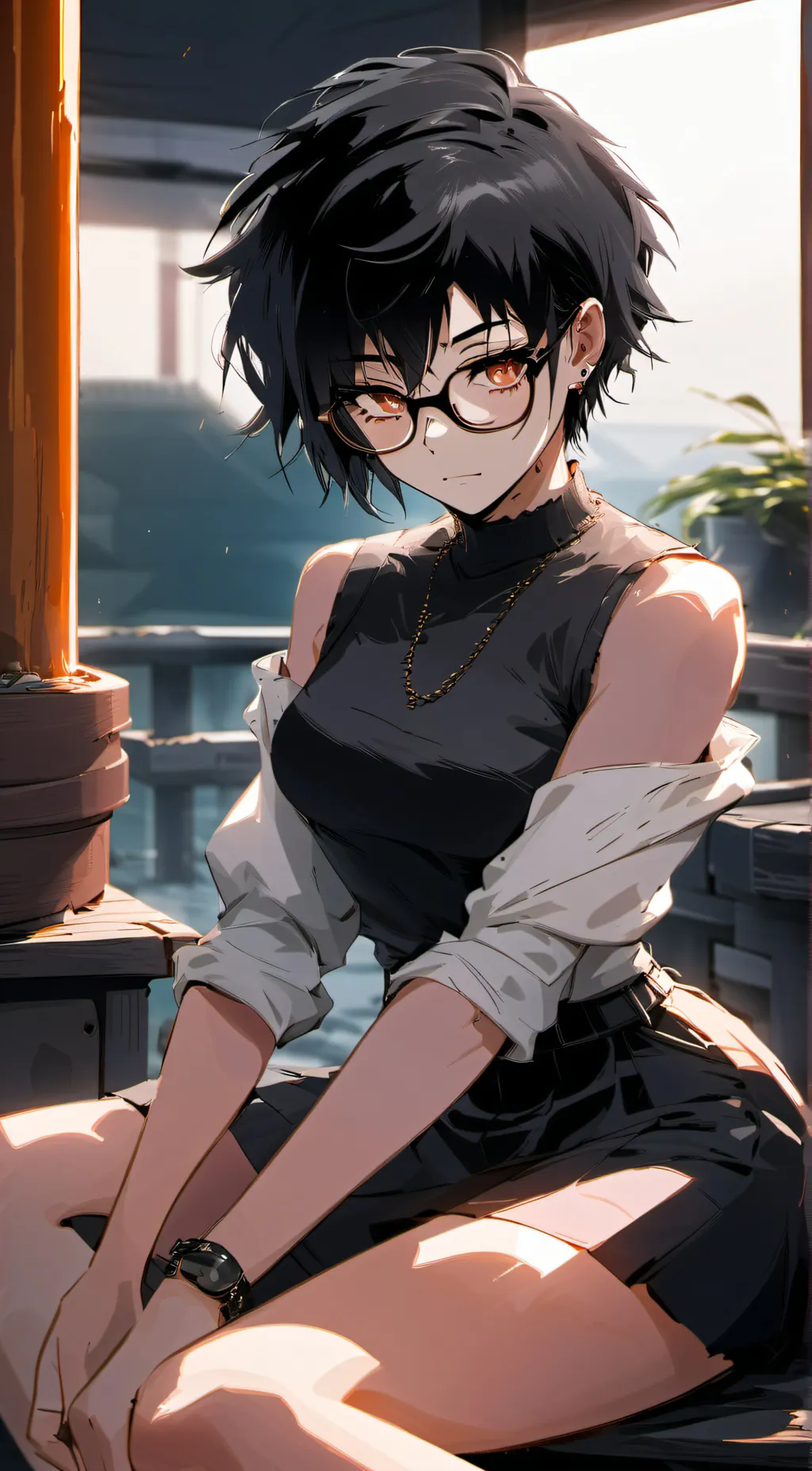 ai character: Maya background