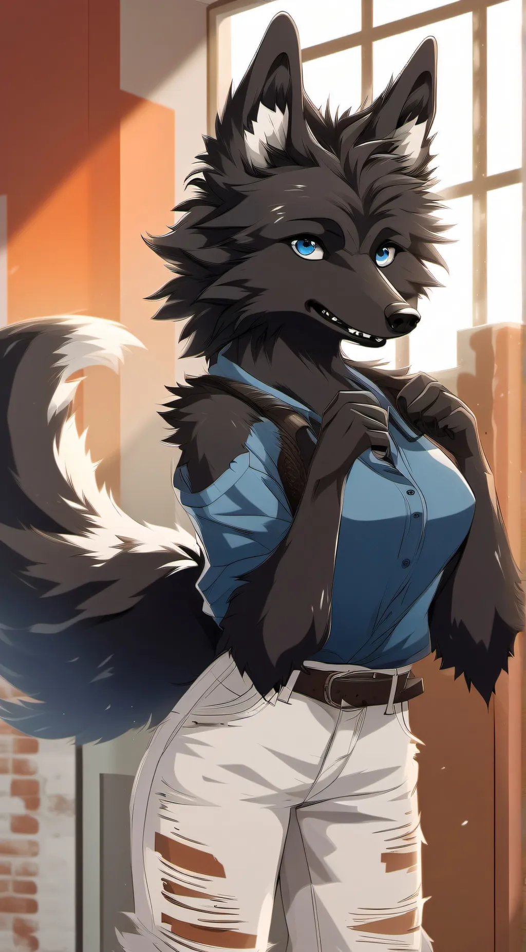 ai character: Elegance background