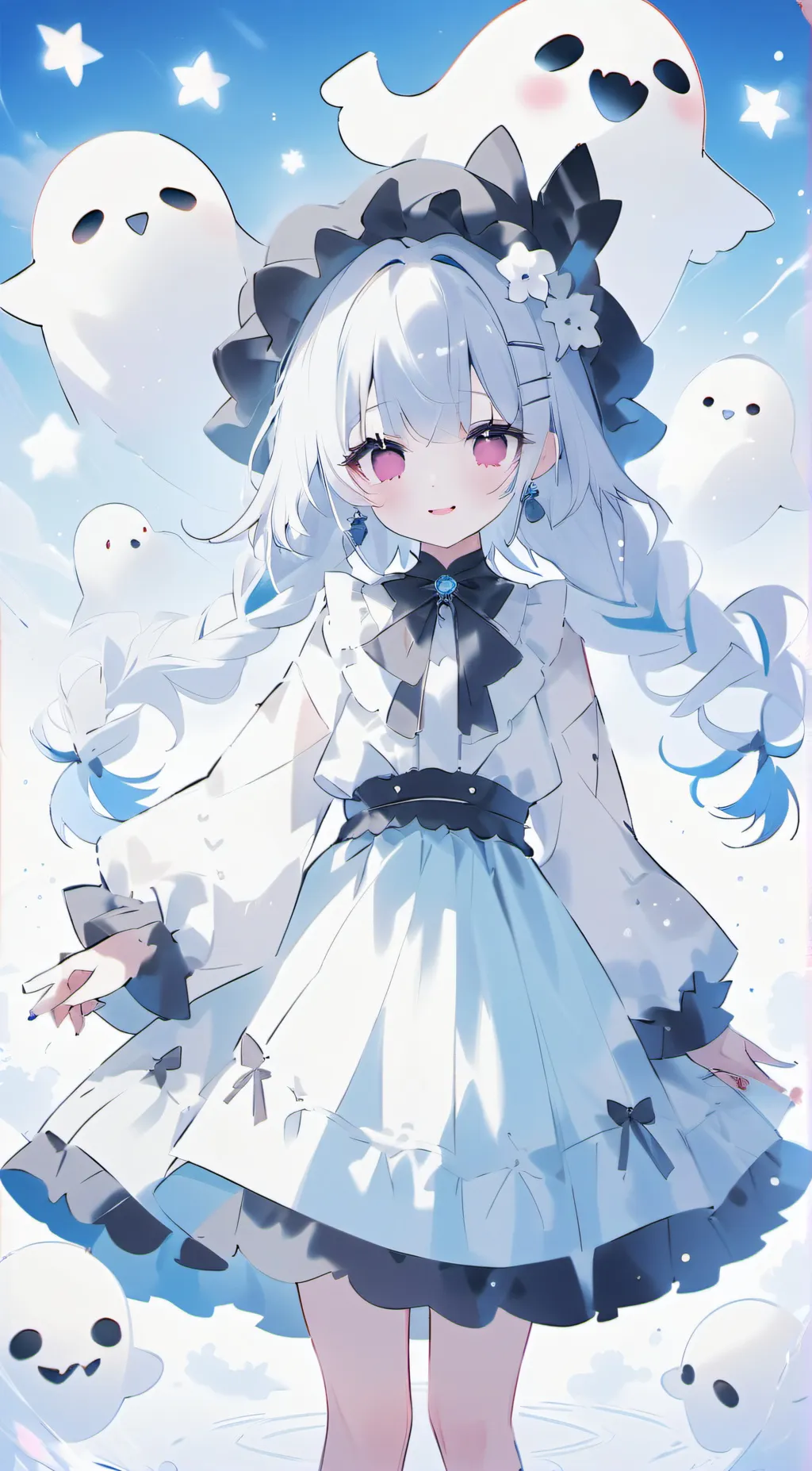 ai character: vanessa⛈👻 background