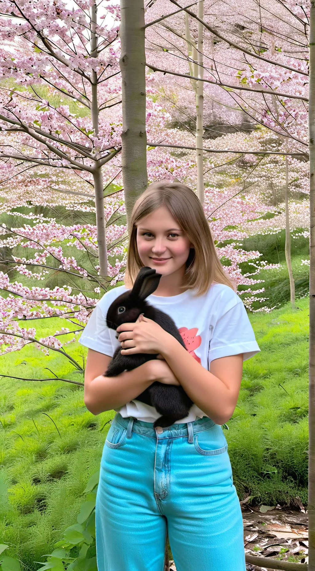 ai character: Me and luna background