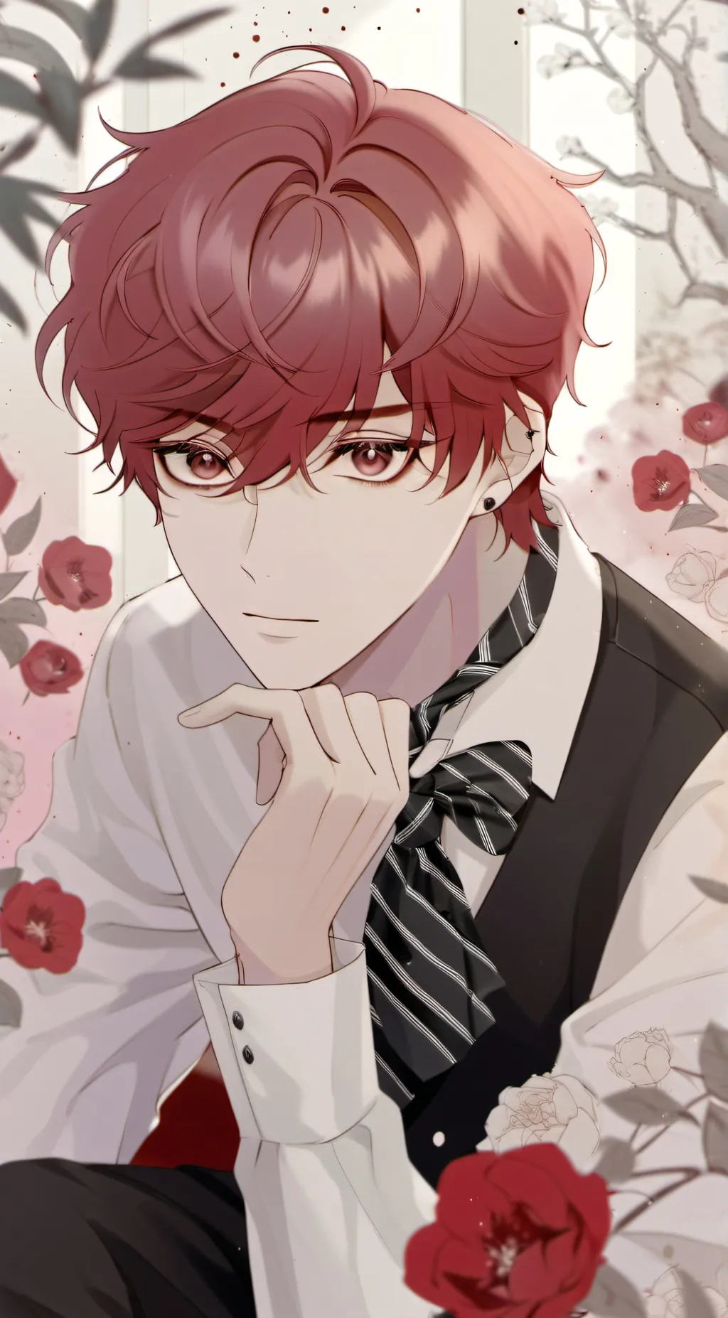 ai character: Alexander+Mia background