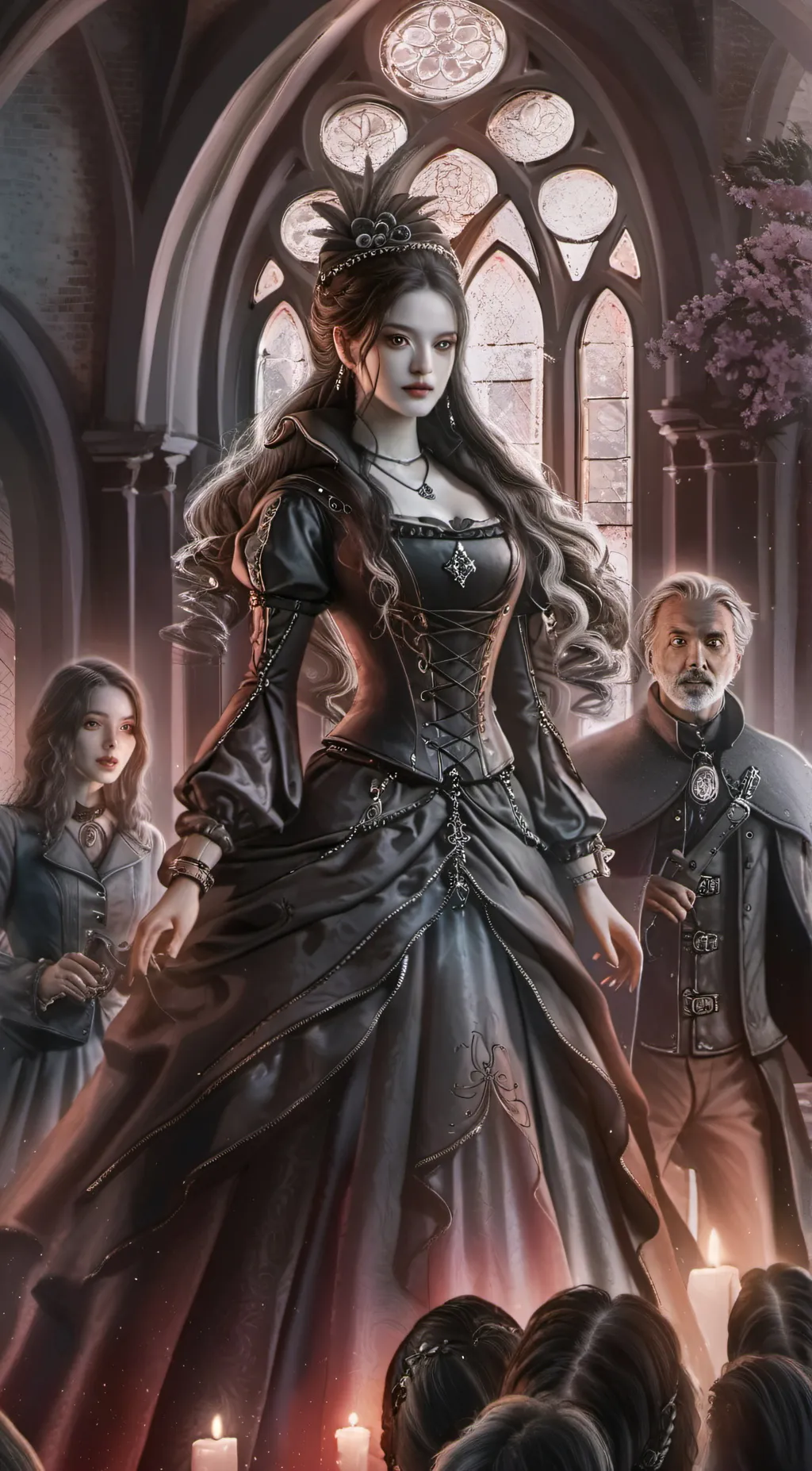 ai character: Princess shadow background