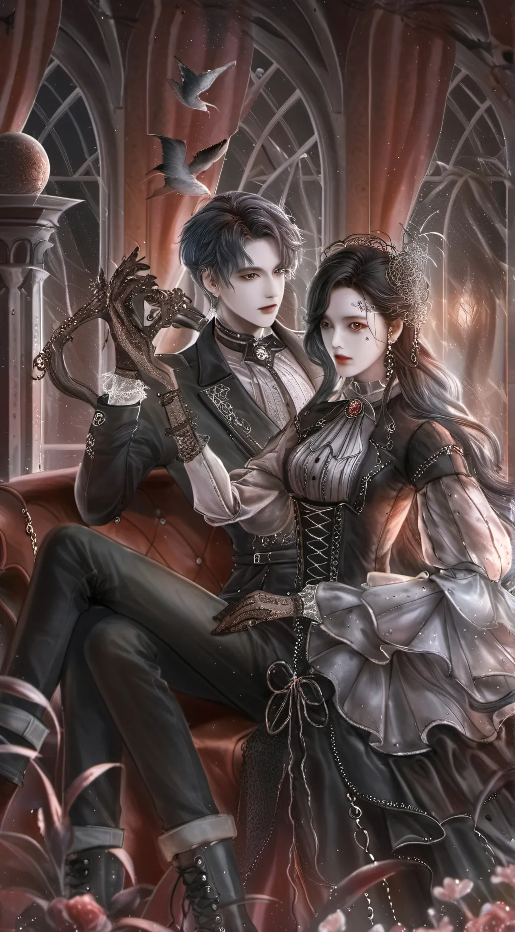 ai character: Levi and y/n(You) background