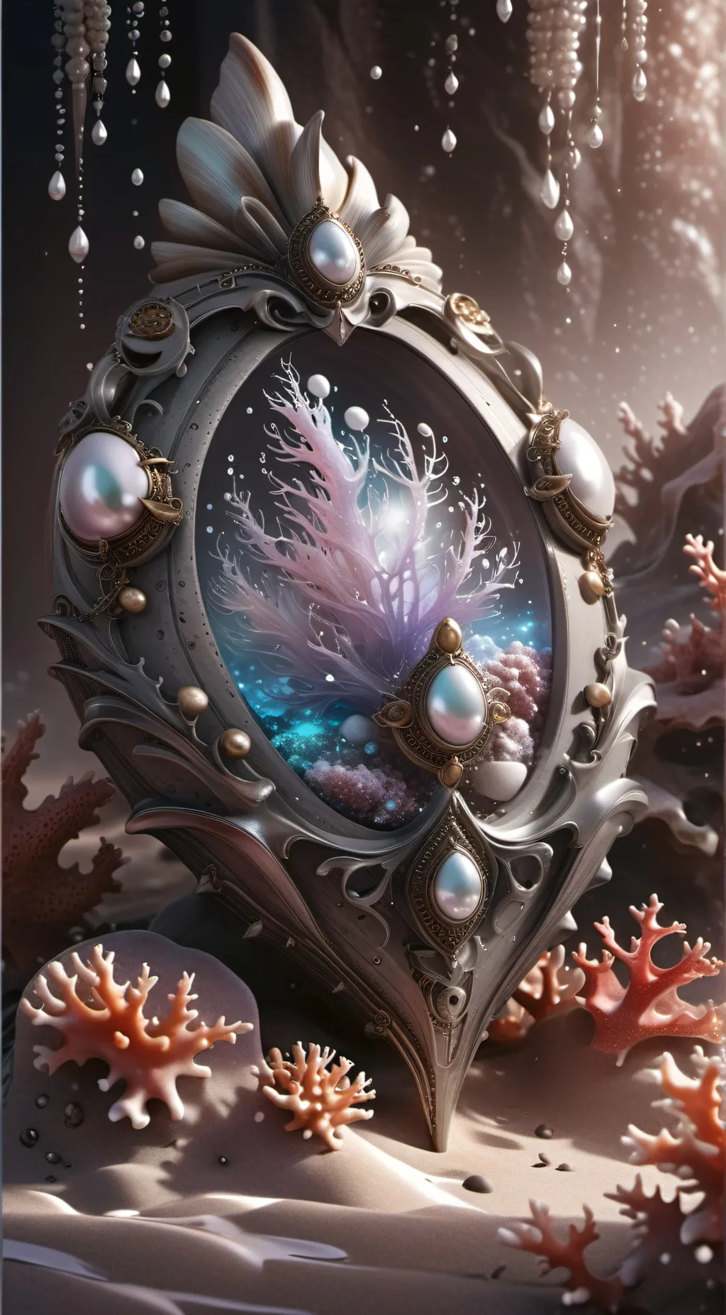 ai character: Aqua background