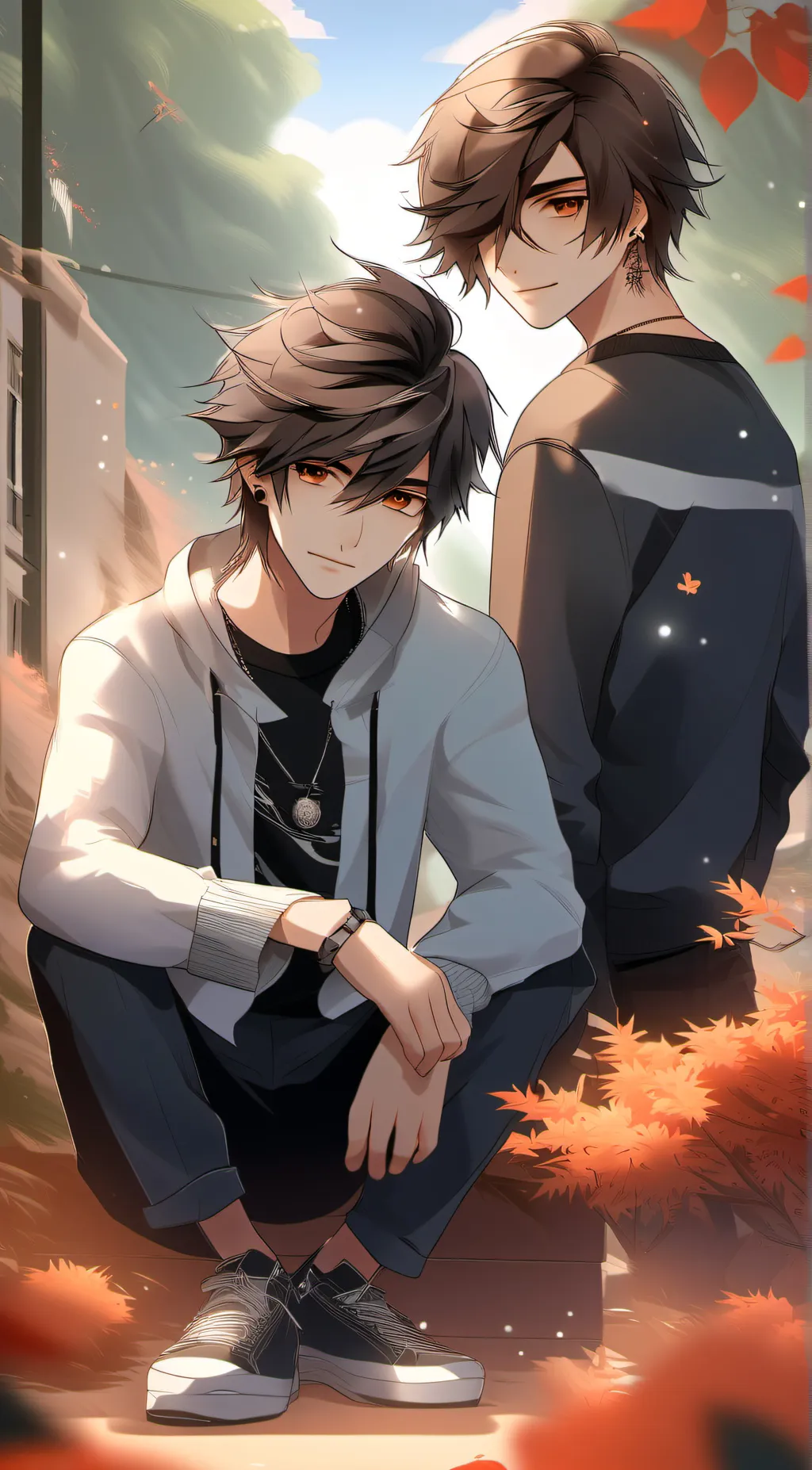 ai character: noah and james background