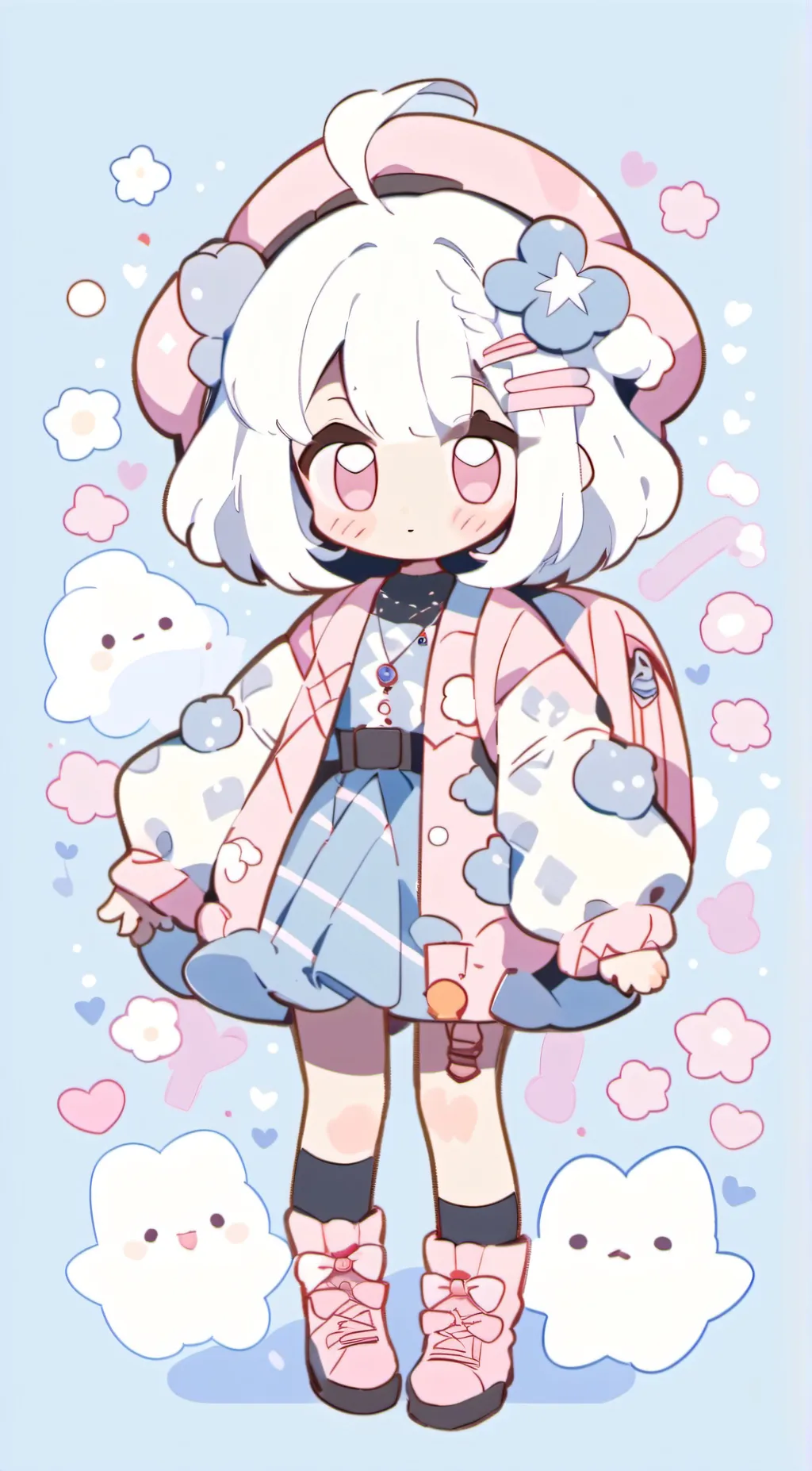 ai character: Angle 🌸 background