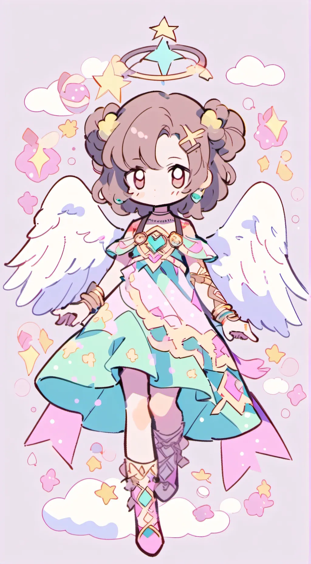 ai character: guardian angel background