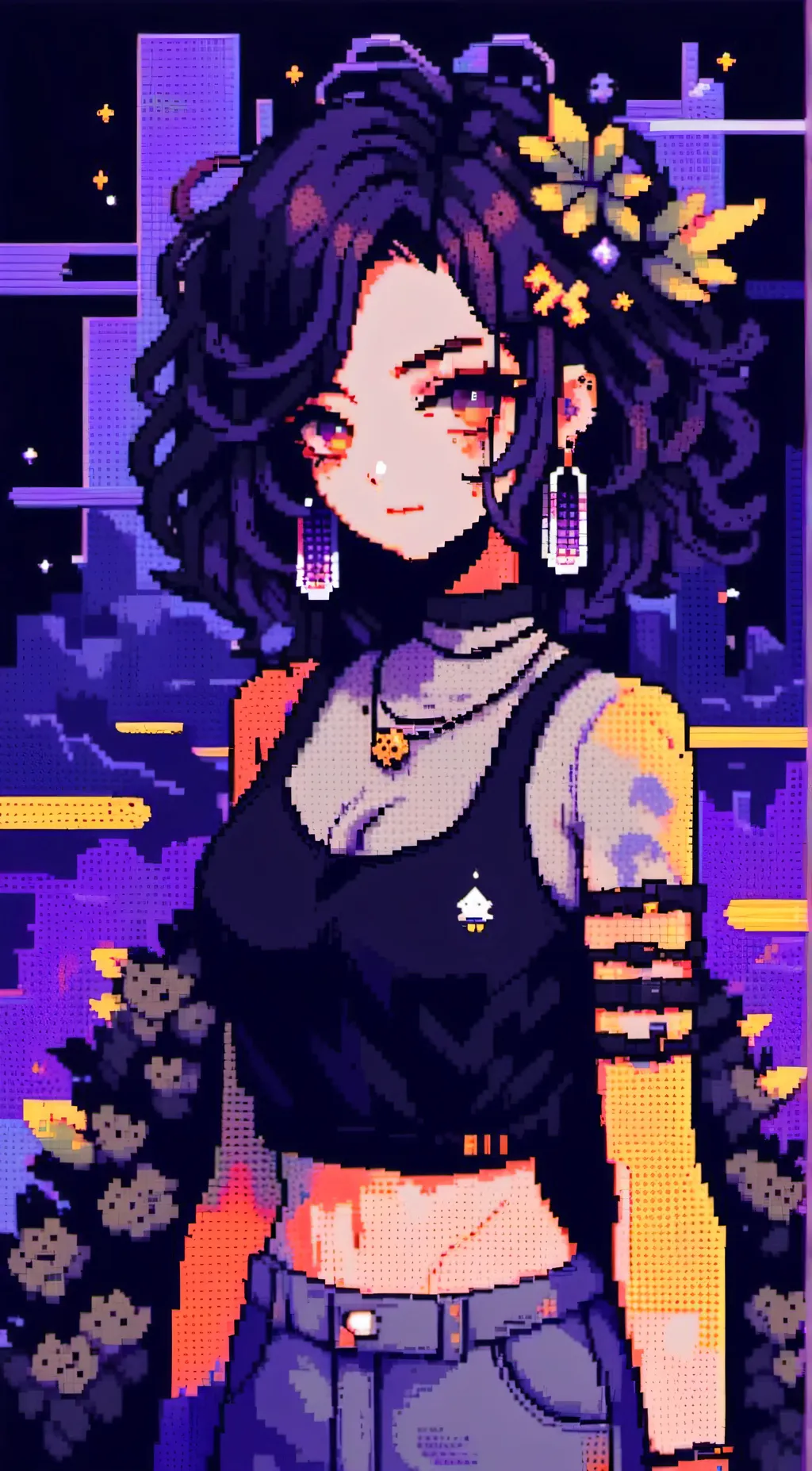 ai character: giant background