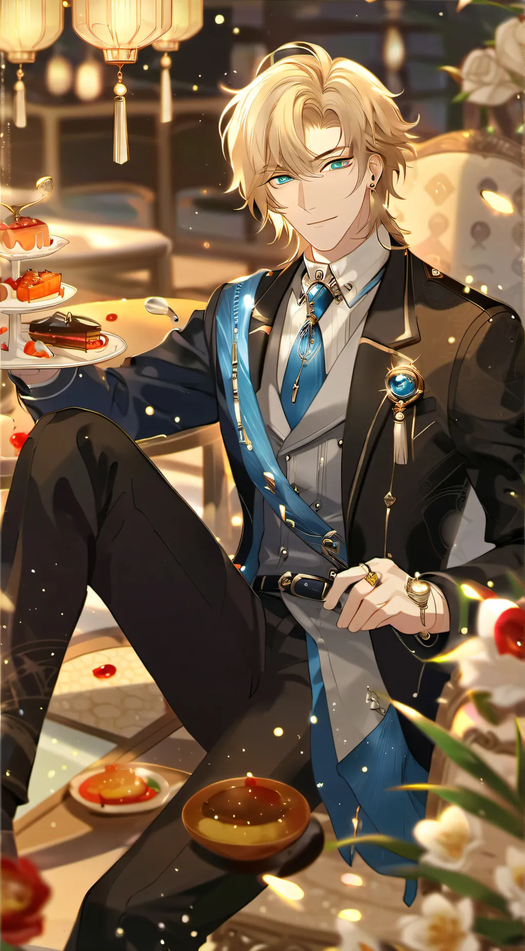 ai character: Zach  background