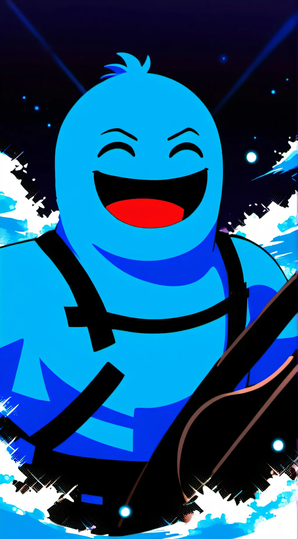 ai character: WATER ON THE HILL background