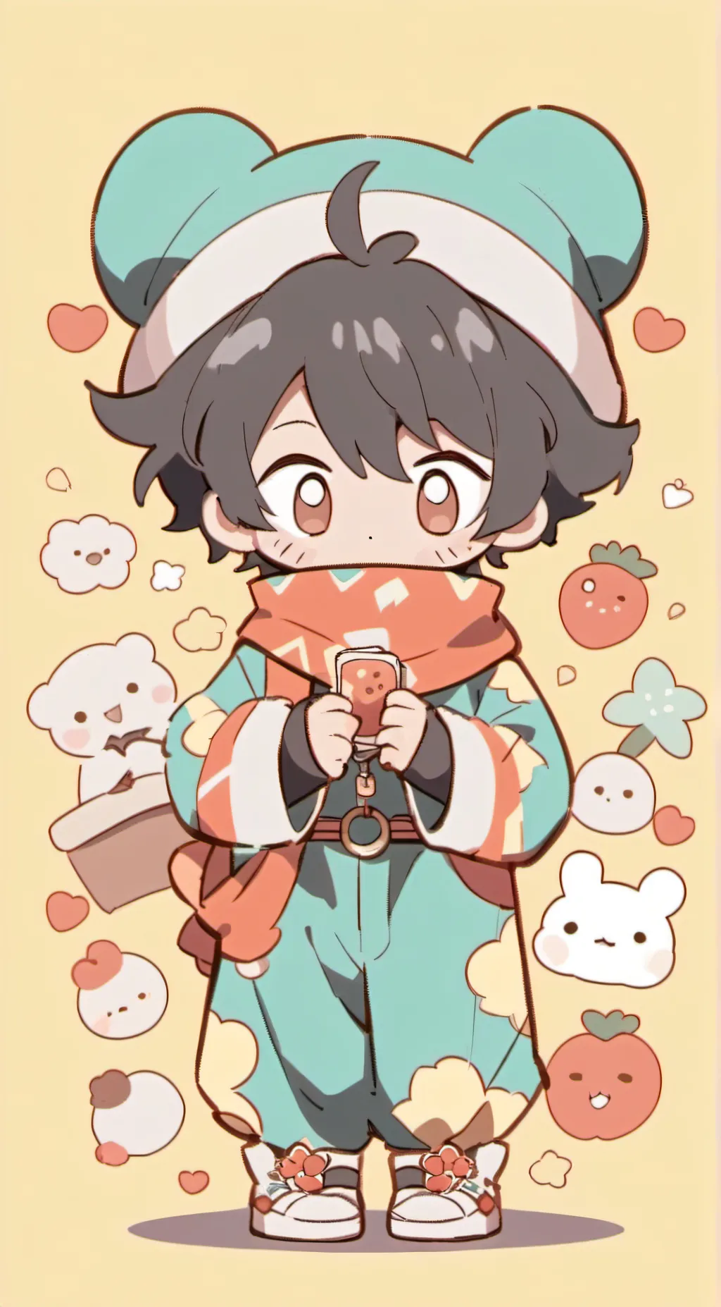 ai character: Eden Afton  background