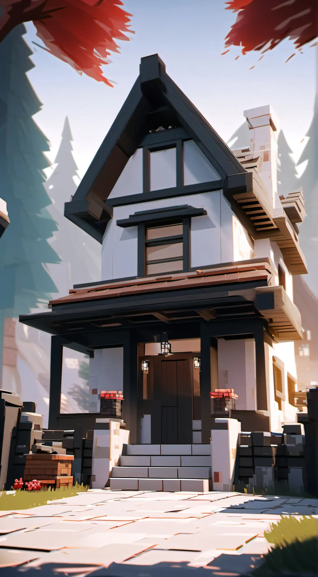 ai character: Aphmau and Friends background