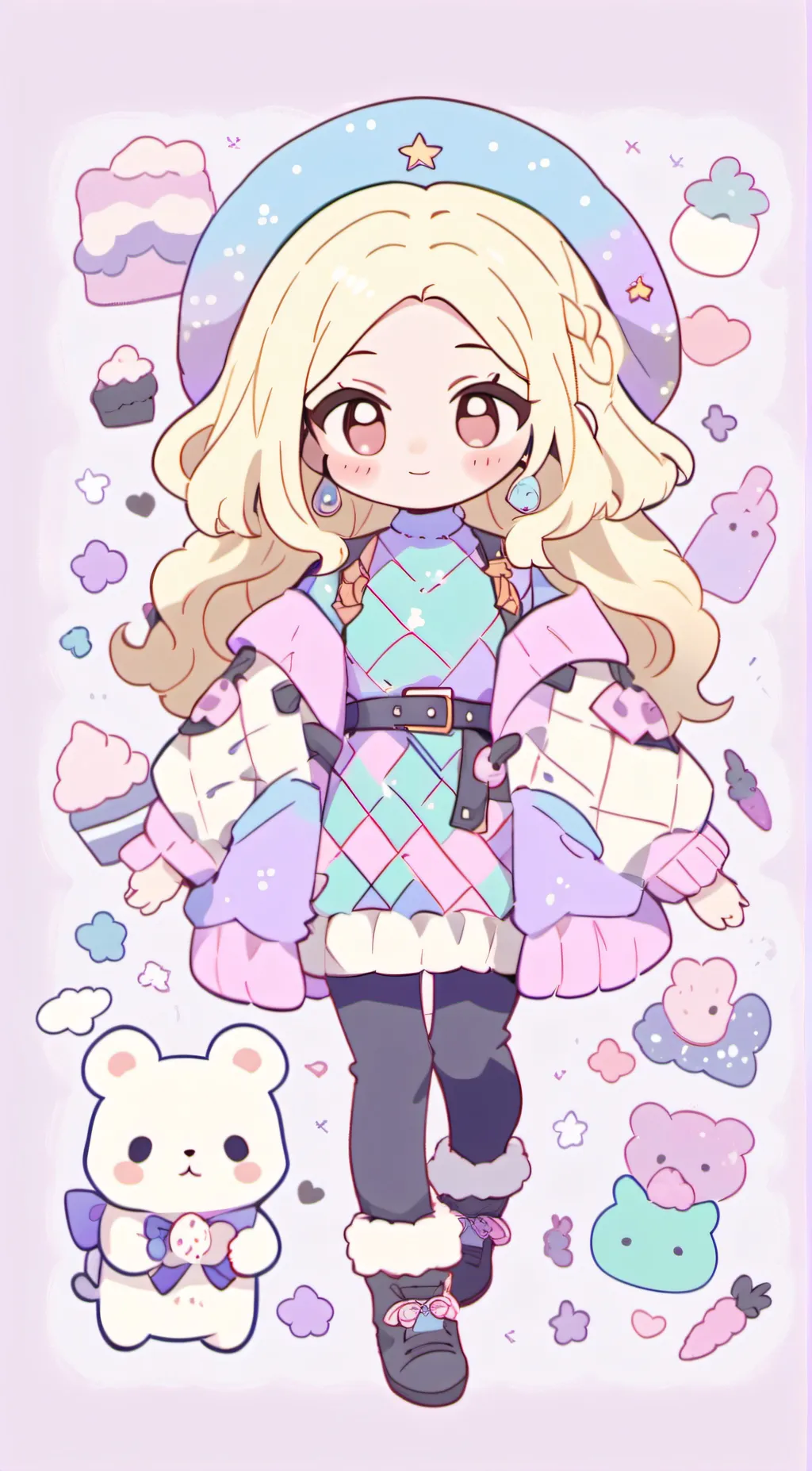 ai character: mina background