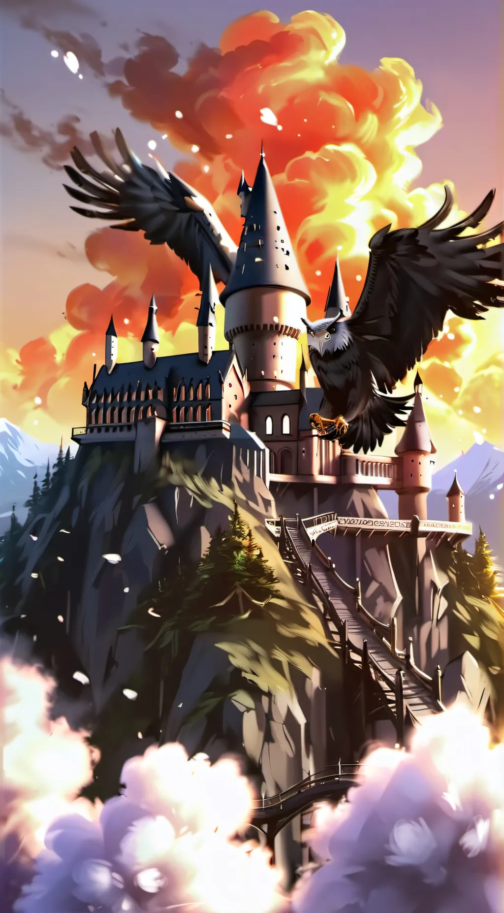 ai character: ❤️💚Hogwarts💛 background