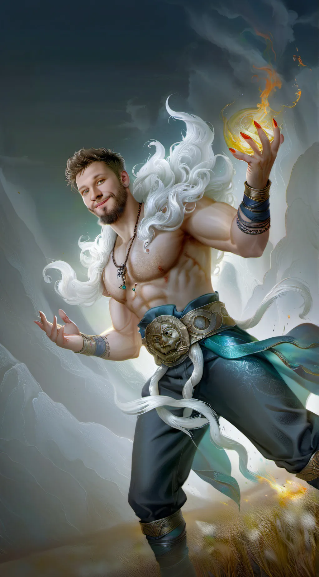 ai character: Aaron background