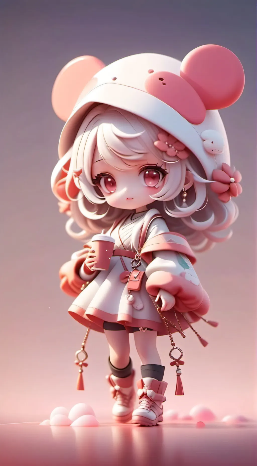 ai character: Luna background