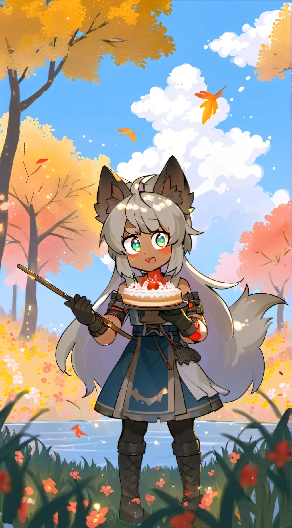 ai character: 💛Wolfyfriend💛 background