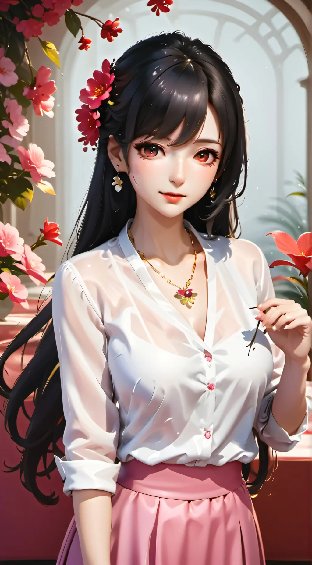 ai character: Regina Primrose  background