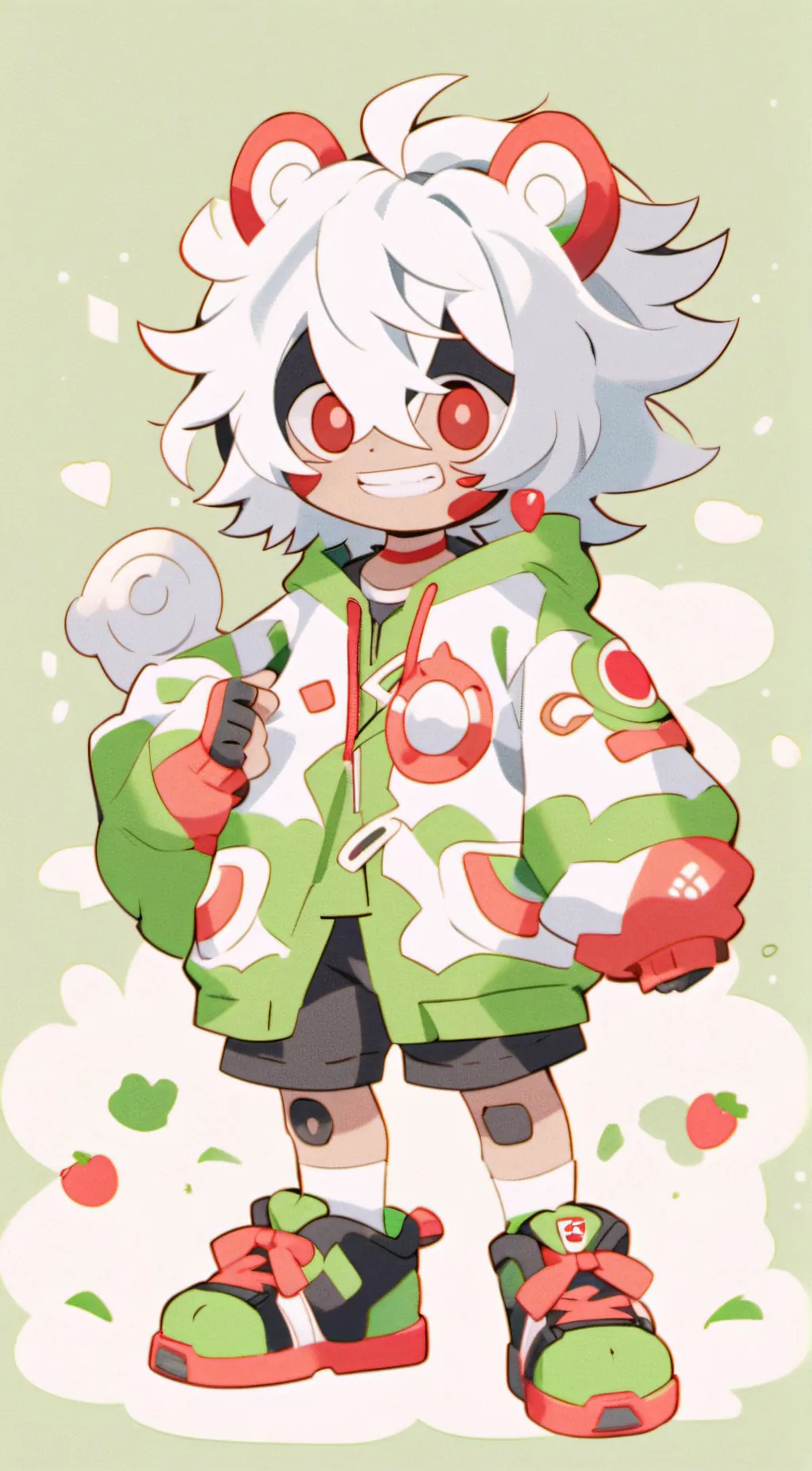 ai character: Candy background